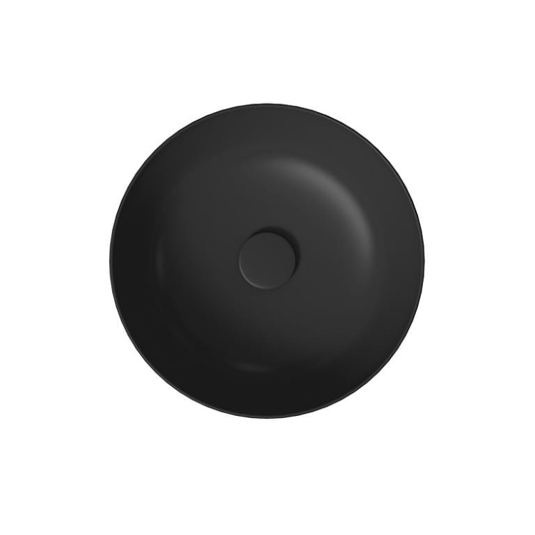 Cersanit Umywalka Nablatowa Larga Okrągła Antracyt Mat (40X40) Box. K677-019 zd.1 BudoHurt.com Łódź.jpg