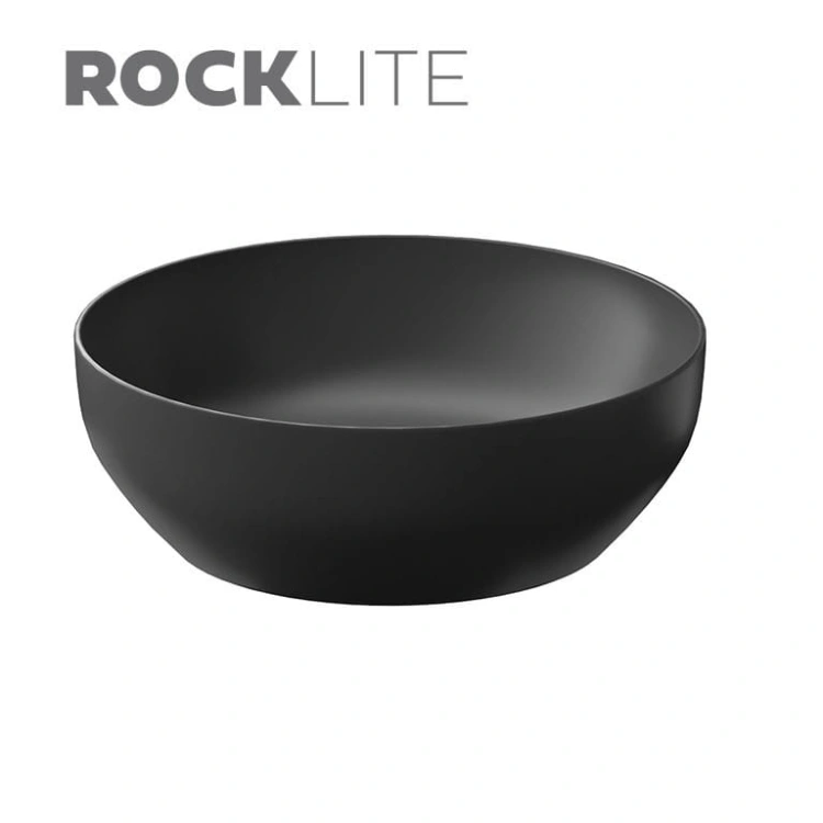 Cersanit Umywalka Nablatowa Larga Okrągła Antracyt Mat (40X40) Box. K677-019 BudoHurt.com Łódź.jpg