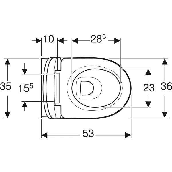 Geberit Selnova Premium Zestaw miska WC wisząca Rimfree z deską. 501.991.00.1 rys. BudoHurt.com Łódź.webp