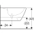 Bidet wiszący Geberit Smyle Square, ukryte mocowania. 500.209.01.1 wym.3 BudoHurt.com Łódź.webp