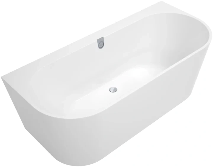 VILLEROY & BOCH  Oberon 2.0 Wanna przyścienna, 1800 x 800 mm, Weiss Alpin. UBQ180OBR9CD00V-01   BudoHurt.com Łódź.webp