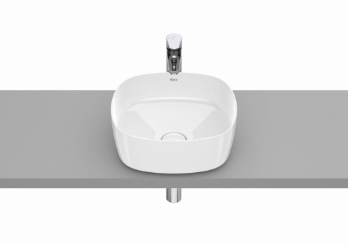 Roca INSPIRA Soft Umywalka nablatowa cienkościenna FINECERAMIC®  37x37 cm. A327502000  BudoHurt.com Łódź.jpg