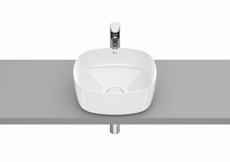 Roca INSPIRA Soft Umywalka nablatowa cienkościenna FINECERAMIC®  37x37 cm. A327502000  BudoHurt.com Łódź.jpg