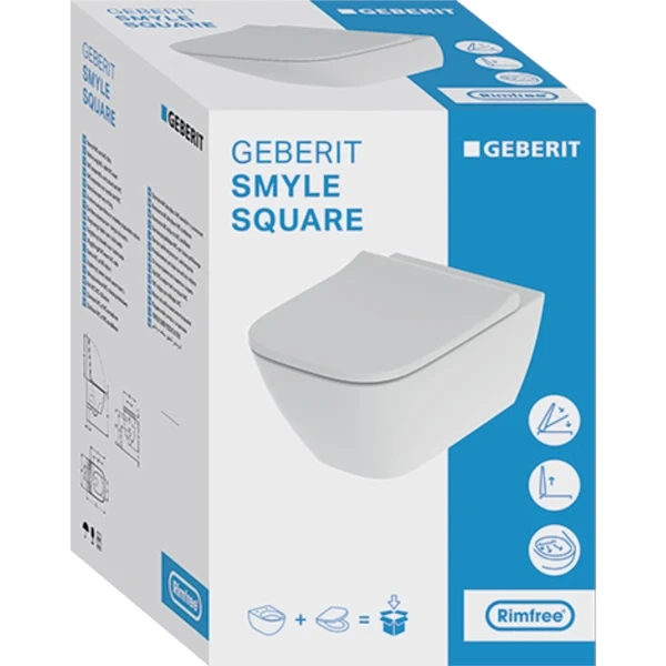 Zestaw Miska WC wisząca Geberit Smyle Square z deską. 500.683.00.2 box BudoHurt.com Łódź.webp