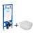 Roca MERIDIAN  Zestaw podtynkowy DUPLO ONE + miska WC podwieszana MERIDIAN RIMLESS z deską SLIM. A893104520 BudoHurt.com Łódź.jpg