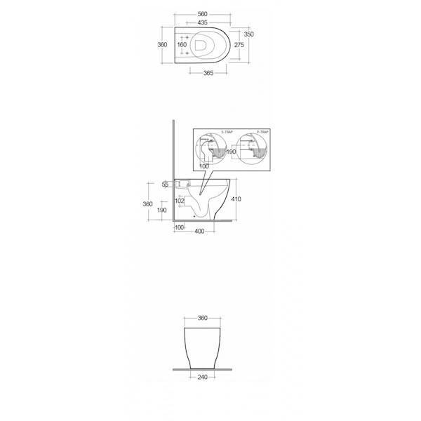 RAK Ceramics Moon Miska WC stojąca Rimless. HAR17AWHA rys. BudoHurt.com Łódź.jpg