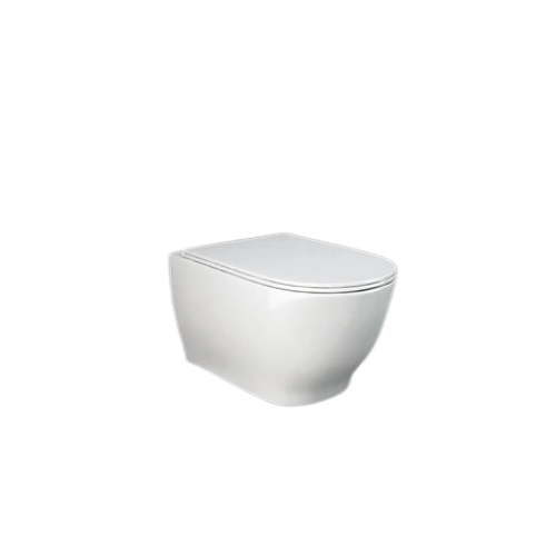 RAK Ceramics  Zestaw Moon Miska WC podwieszana Rimless & Deska WC slim wolnoopadająca. MOON1SET BudoHurt.com Łódź.png