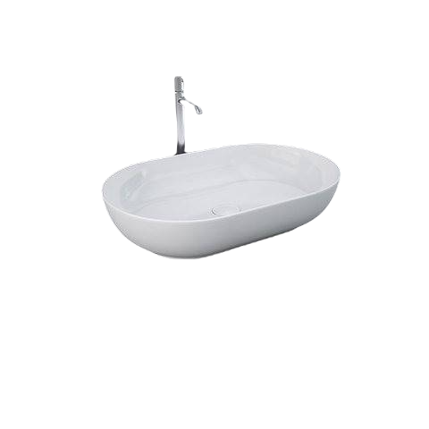 RAK Ceramics FEELING Umywalka slim nablatowa owalna 55 cm biały połysk  (AWHA). FEECT5500AWHA BudoHurt.com Łódź.png