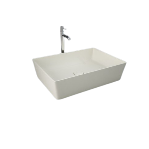 RAK Ceramics FEELING Umywalka slim nablatowa prostokąt 50 cm beż mat  (505). FEECT5000505A BudoHurt.com Łódź.png