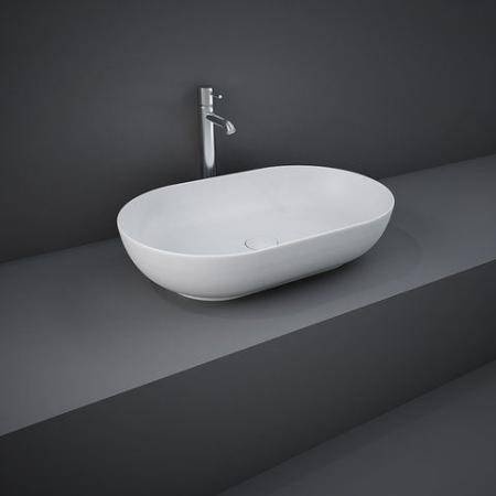 RAK Ceramics FEELING Umywalka slim nablatowa owalna 55 cm biały mat  (500). FEECT5500500A zd.1 BudoHurt.com Łódź.jpg