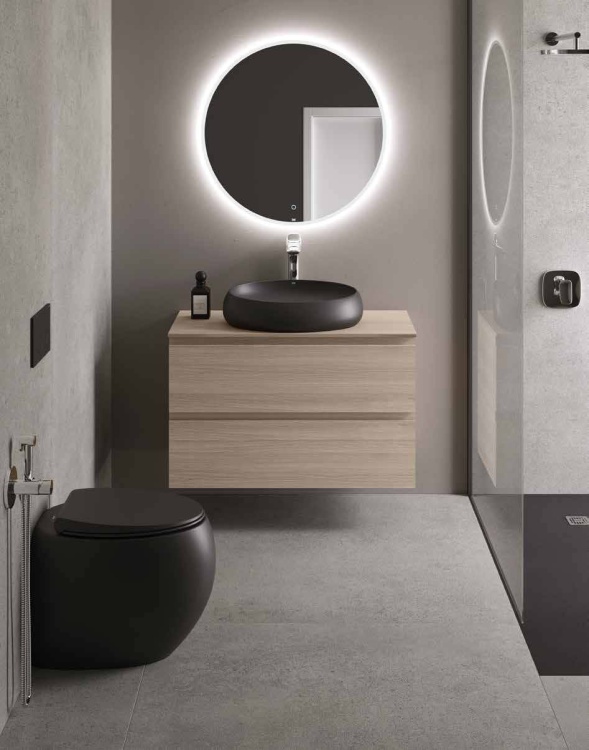 RAK Ceramics Cloud Umywalka nablatowa 58x40 cm CZARNY MAT. CLOCT6000504A wizual. BudoHurt.com Łódź.jpg