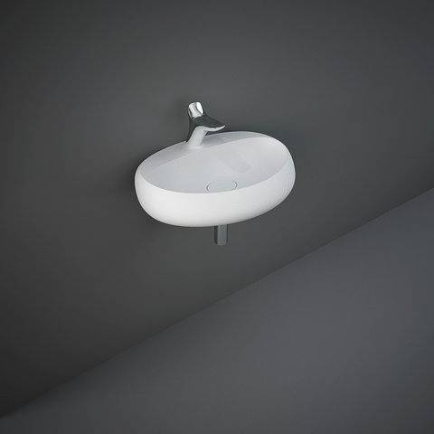 RAK Ceramics Cloud Umywalka podwieszana & nablatowa 65x44 cm z otworem na baterię BIAŁY MAT. CLOWB6501500A  zd.1 BudoHurt.com Łódź.jpg