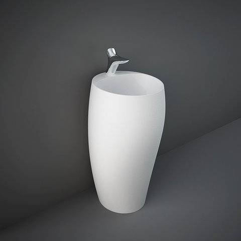 RAK Ceramics Cloud Umywalka wolnostojąca 50x47 cm z otworem na baterię BIAŁY MAT. CLOFS5001500A zd.1   BudoHurt.com Łódź.jpg