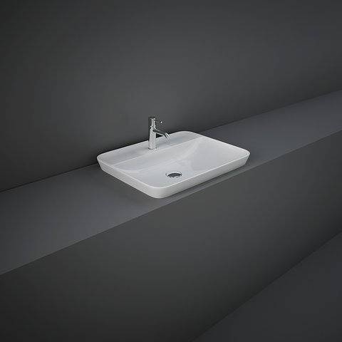 RAK Ceramics Variant Umywalka wpuszczana prostokątna 55x42 cm z otworem na baterię. VARDI55501AWHA zd.1   BudoHurt.com Łódź.jpg