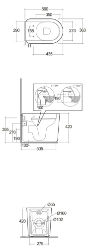 RAK Ceramics VALET Miska WC stojąca Rimless 56x36,3 cm biały mat. VALWC1347500A rys. BudoHurt.com Łódź.jpg