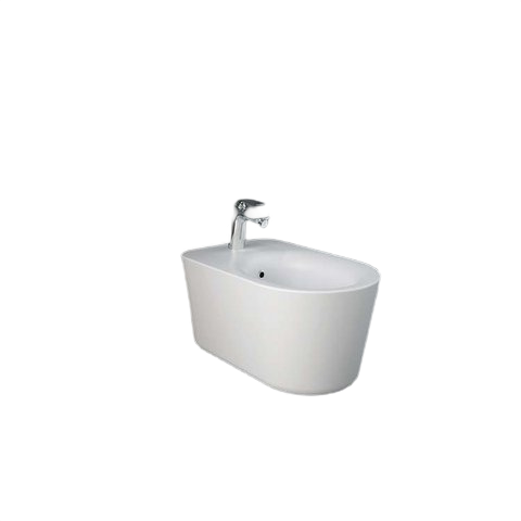 RAK Ceramics VALET bidet podwieszany Rimless  56x36,3 cm biały mat. VALBD2101500A   BudoHurt.com Łódź.png