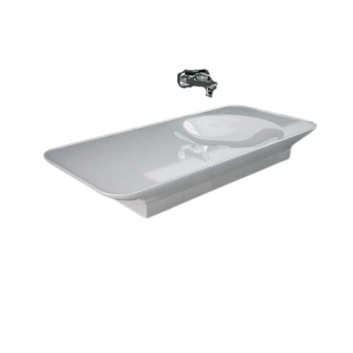 RAK Ceramics VALET Umywalka podwieszana & nablatowa 112x50,5 cm blat L biały połysk. VALWB11300AWHA  BudoHurt.com Łódź.png