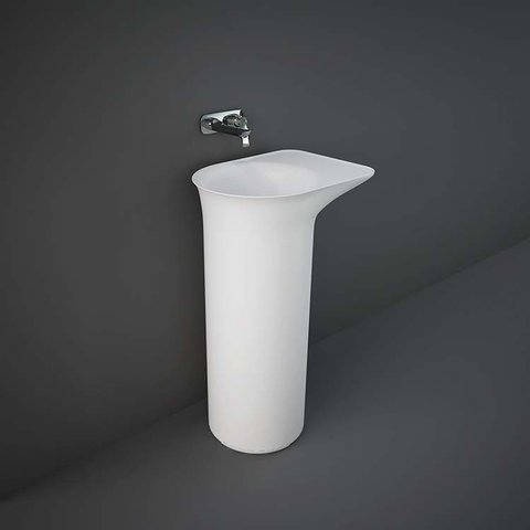 RAK Ceramics VALET Umywalka wolnostojąca 53x39,5x90 cm Blat P odpływ do podłogi biały mat. VALFS5300500A zd.1   BudoHurt.com Łódź.jpg