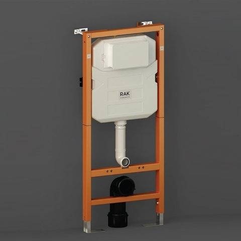 RAK Ceramics Ecofix Stelaż podtynkowy 12 cm do miski WC podwieszanej. FS04RAK12A zd.1 BudoHurt.com Łódź.jpg