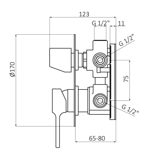 GRB TIME Bateria podtynkowa 3 drożna z przełącznikiem  rys. BudoHurt.com Łódź.jpg
