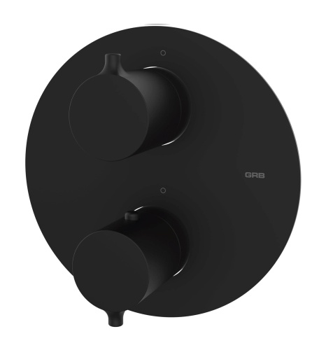 GRB TIME Bateria podtynkowa termostatyczna 2 drożna Czarny 47120472  BudoHurt.com Łódź.jpg