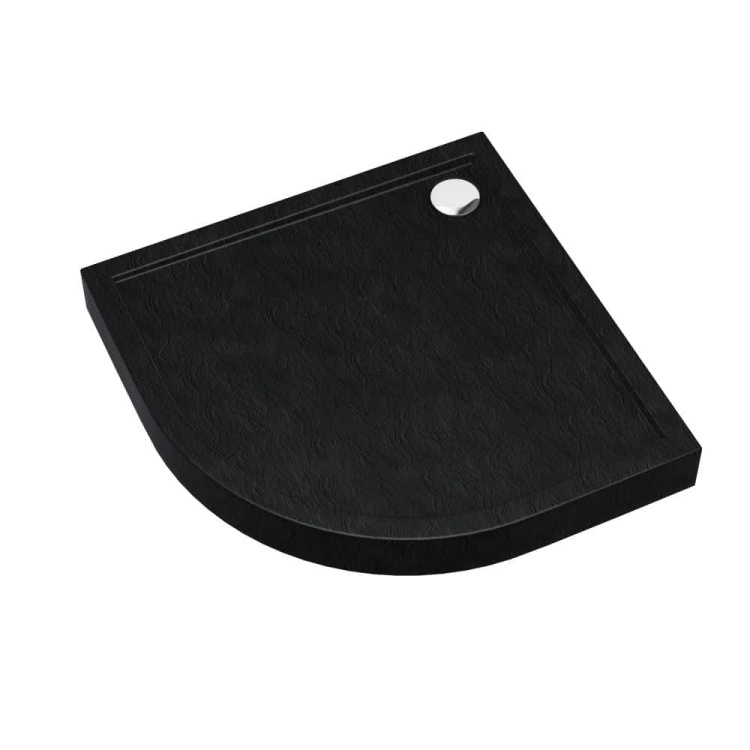 Brodzik Schedpol Cameron Black Stone półokrągły BudoHurt.com Łódź.jpg