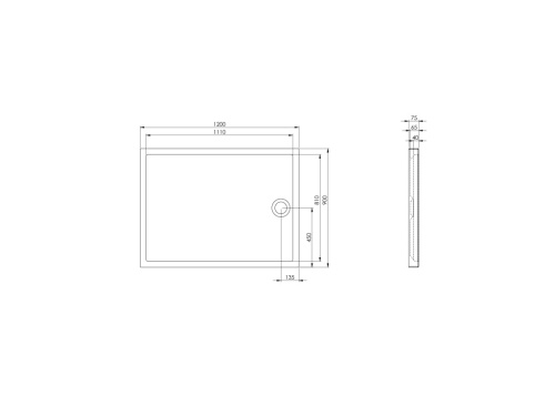 Roca GRANADA Brodzik 120x90X7,5 MEDIO. A276341000 rys. wymiary BudoHurt.com Łódź.jpg