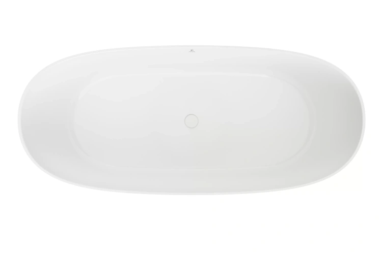 Inbalia Wanna wolnostojąca Laguna 160x70 cm Połysk lany marmur AQUASTONE®+ zd.2 BudoHurt.com Łódź.webp