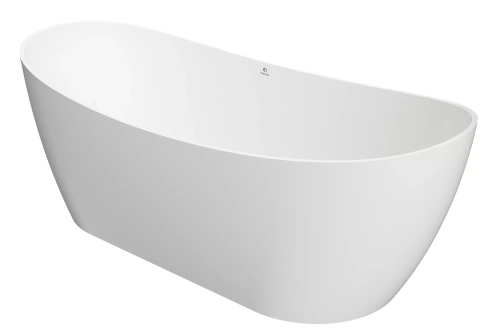 Inbalia Wanna wolnostojąca Laguna 160x70 cm Połysk lany marmur AQUASTONE®+ zd.1 BudoHurt.com Łódź.webp