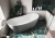 Inbalia Wanna wolnostojąca Laguna 160x70 cm Połysk lany marmur AQUASTONE®+ wizual. BudoHurt.com Łódź.webp