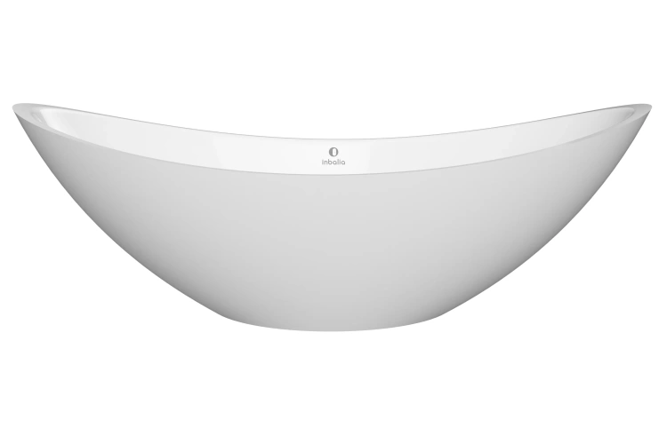 Inbalia umywalka nablatowa Laguna 50x31 cm MAT lany marmur AQUASTONE®+  BudoHurt.com Łódź.webp