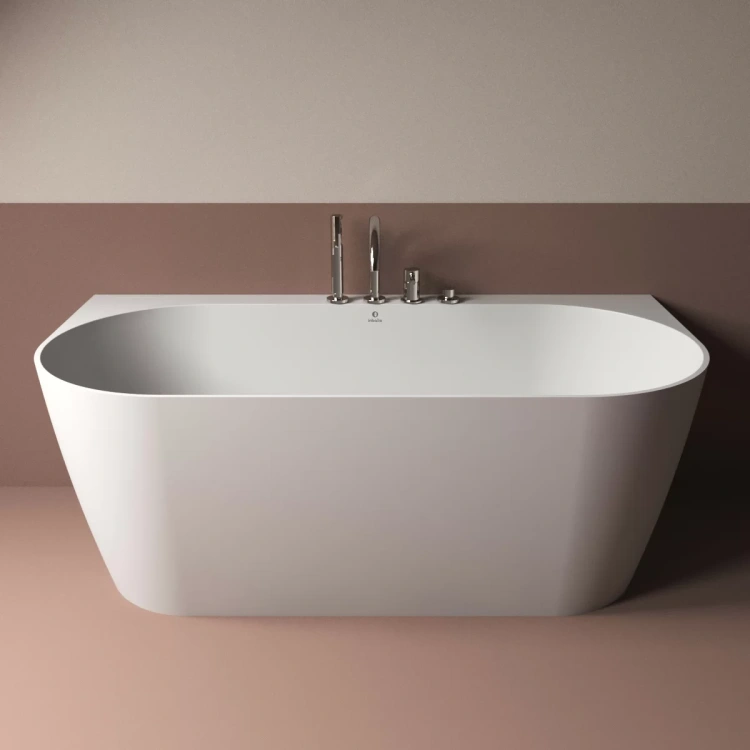 Inbalia Bahama 155x78,5 wanna wolnostojąca MAT lany marmur AQUASTONE®+   zd.3 BudoHurt.com Łódź.webp