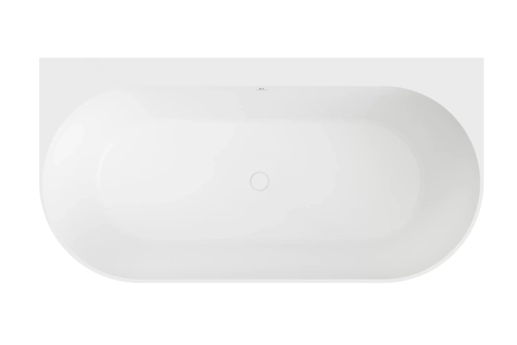 Inbalia Bahama 155x78,5 wanna wolnostojąca MAT lany marmur AQUASTONE®+  zd.2 BudoHurt.com Łódź.webp