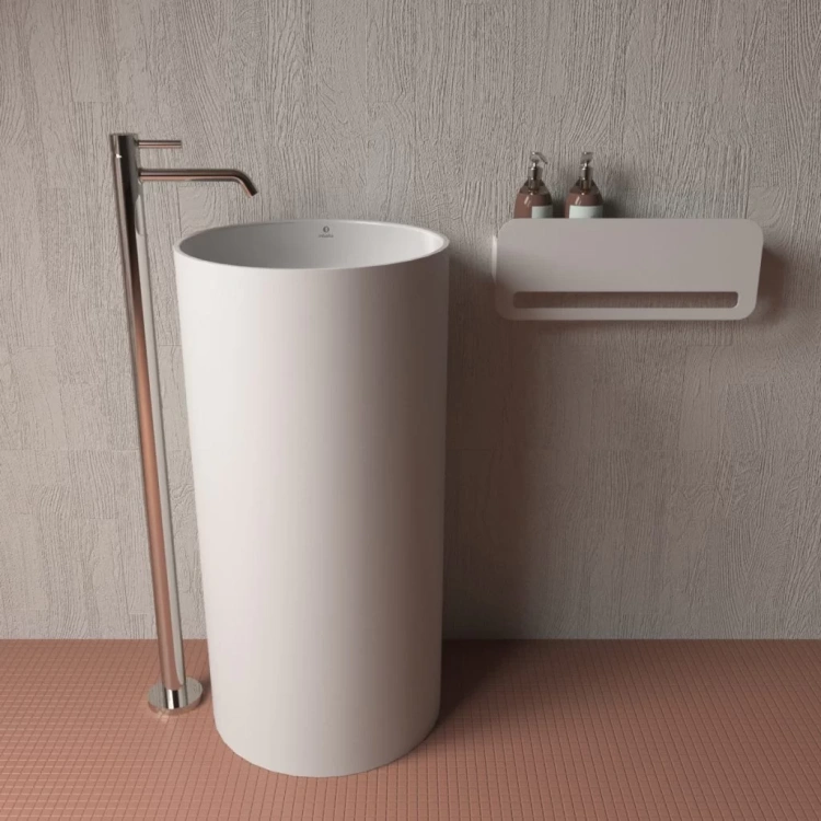 Inbalia Samoa umywalka wolnostojąca  MAT lany marmur AQUASTONE®+ BudoHurt.com Łódź.jpg