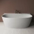Inbalia Flores 155x80 wanna przyścienna POŁYSK lany marmur AQUASTONE®+ zd.3 BudoHurt.com Łódź.webp