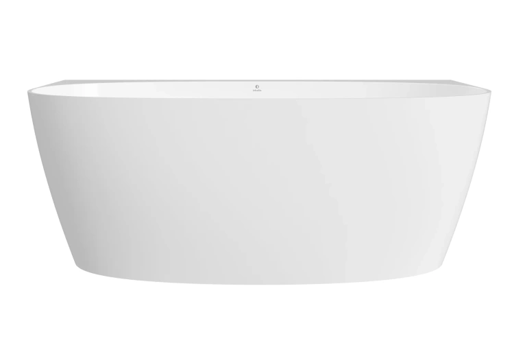 Inbalia Flores 155x80 wanna przyścienna POŁYSK lany marmur AQUASTONE®+  BudoHurt.com Łódź.webp