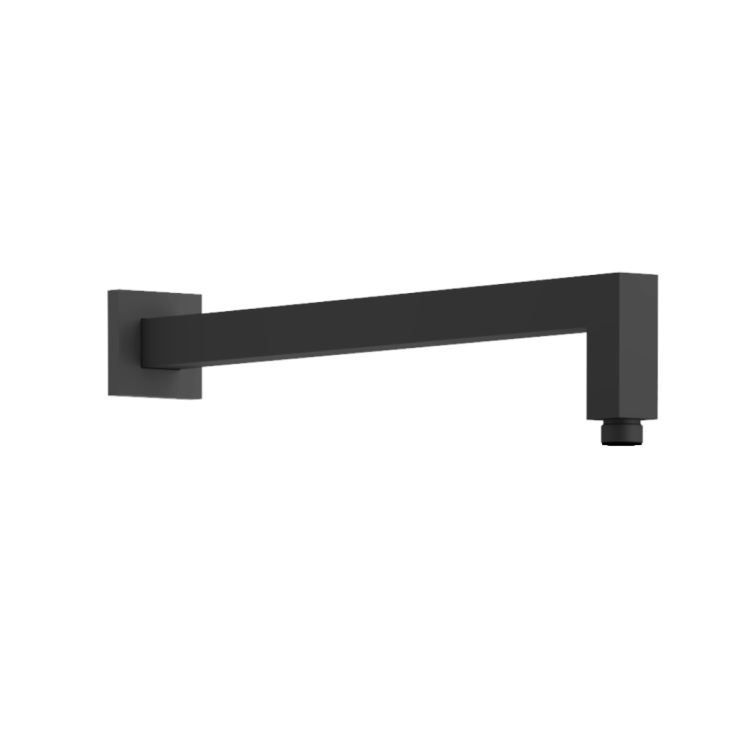 EXCELLENT Ramię prysznicowe ścienne 40 cm kwadratowe. Czarny mat AREX.3142BL  BudoHurt.com Łódź.png