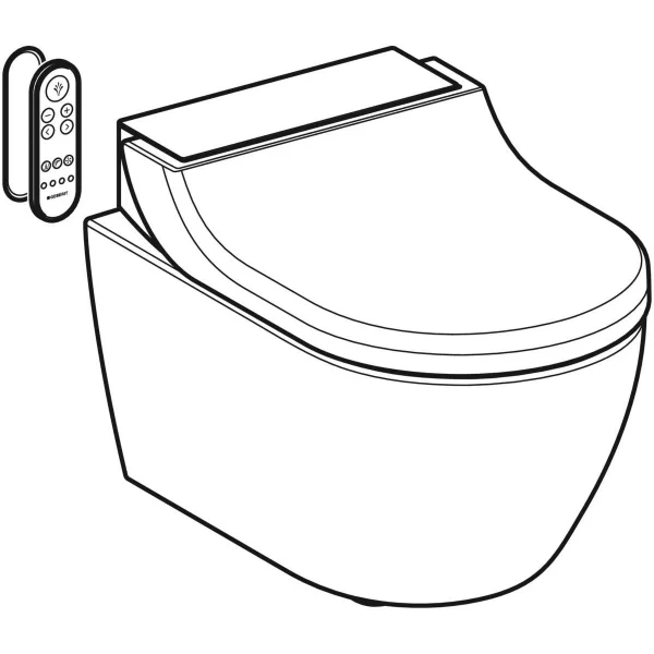 Geberit AquaClean Tuma Comfort, wisząca miska WC toaleta myjąca z funkcją higieny intymnej. KeraTect. 146.292.11.1   rys. BudoHurt.com Łódź.webp