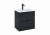 Roca REEF Szafka łazienkowa 60 cm z 2 szufladami, do kompletacji z umywalką Hebe. Czarny mat. A857954532  BudoHurt.com Łódź.jpg