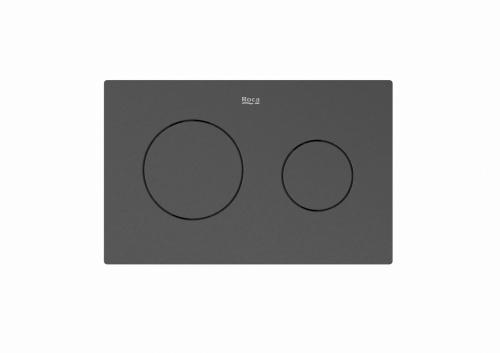 Roca PL10  przycisk podwójny PVD Brushed Titanium Black. A8901890NMv BudoHurt.com Łódź.jpg