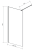 Meissen Keramik KONTRA kabina prysznicowa Walk-In  Chrom 100x200 Szkło Transparentne. S169-003 rys.png