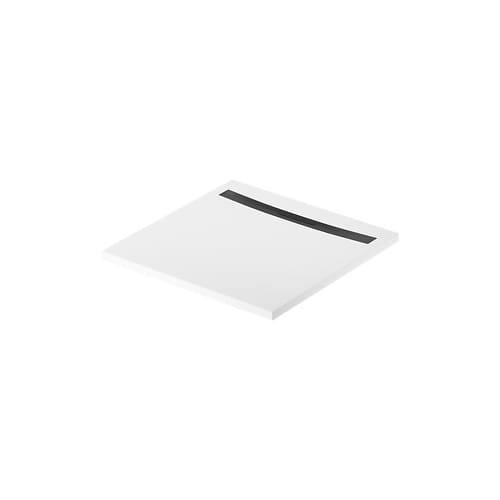 Meissen Keramik KONTRA brodzik kwadratowy 90x90 Biały + maskownica odpływu Czarna. S207-010 BudoHurt.com Łódź.jpg