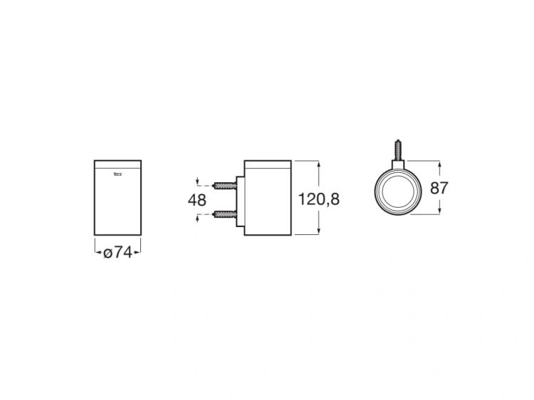 Roca A817595C00 rys. tech. BudoHurt.com Łódź.jpg