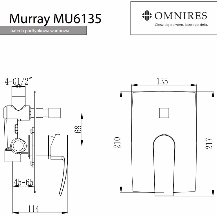 BudoHurt.com Łódź Omnires wymiary  Murray MU6135.jpeg