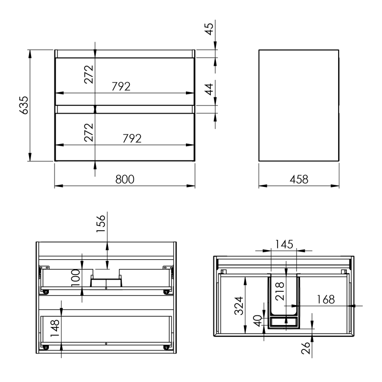 Elita Split 80 cm szafka 2s BudoHurt.com Łódź.png