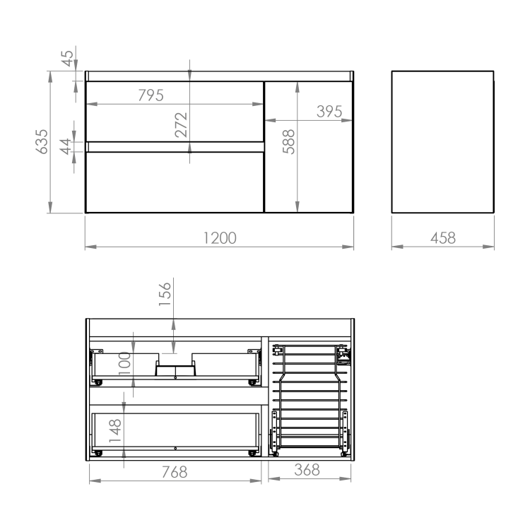 Elita Split szafka 120 Lewa Cargo wymiary BudoHurt.com Łódź.png