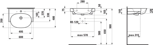 Laufen H8138530001041 rys.  BudoHurt.com Łódź.jpg
