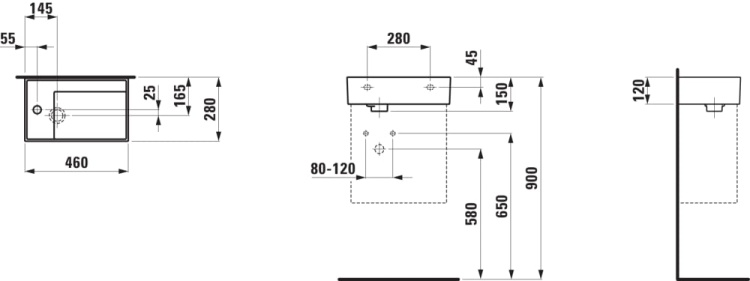 Laufen H8153350001111 rys.  BudoHurt.com Łódź.jpg