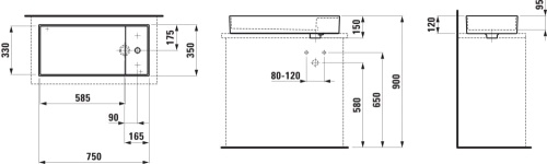 Laufen H8123327581111 rys.  BudoHurt.com Łódź.jpg