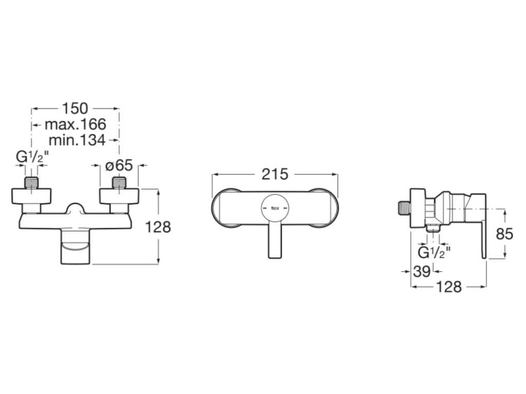 Roca A5A215FC00 rys.  BudoHurt.com Łódź.jpg